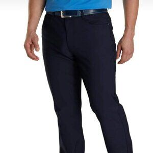 NWT FootJoy Men's Golf 5 Pocket Performance Pants 30x34 Athletic Fit‎ Navy 24353